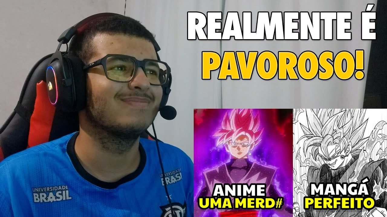 [REACT] PROVANDO COMO A SAGA BLACK DO ANIME É HORRÍVEL COMPARADO AO MANGÁ@orgulhosaiyajin