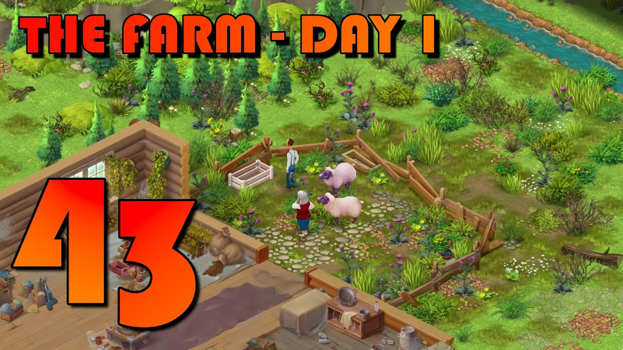 Playrix Homescapes - Farm Day 1 - Lake House Part 43 - Lets Play Match 3 Mobile Games
