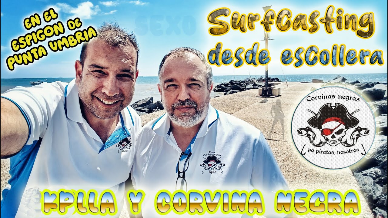 🎣🪨 SURFCASTING desde ESCOLLERA en el ESPIGÓN de PUNTA UMBRÍA 🐟🔥