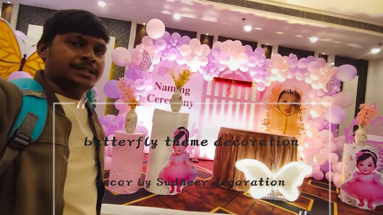 Butterfly theme decoration vlog 