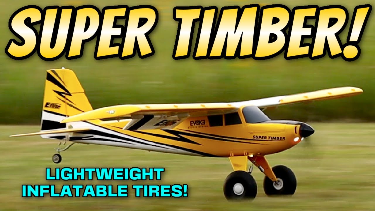 E-Flite Super Timber 1,7 м BNF Basic с AS3X и SAFE Select — анонс и обзор модели AV8R