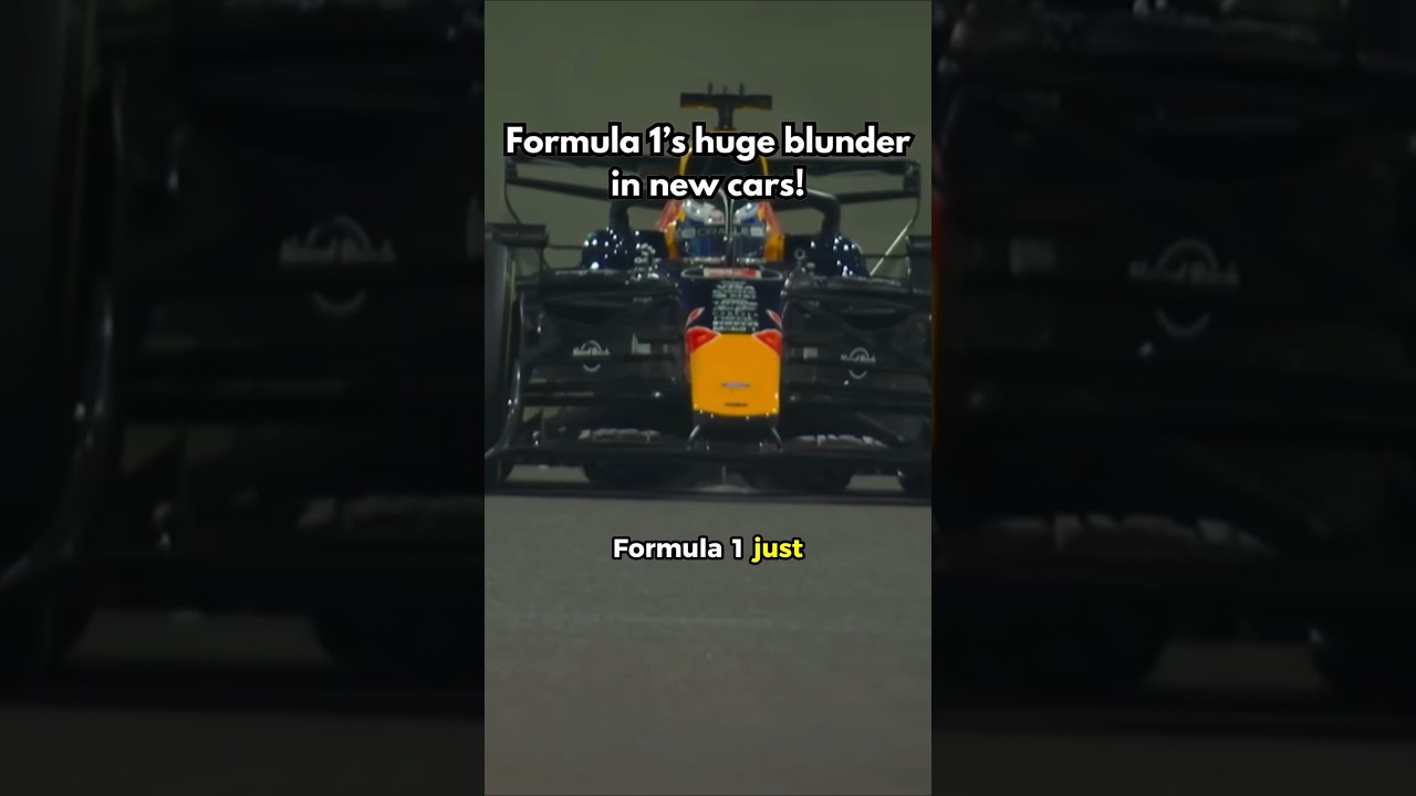 🚨 Huge blunder in new 2026 F1 cars
