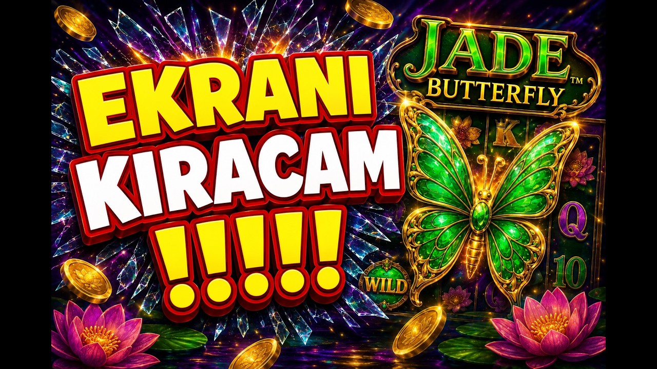 SLOT OYUNLARI 🦋 Jade Butterfly 🦋 EKRANI KIRACAM !!!!! #slotlevo #slots