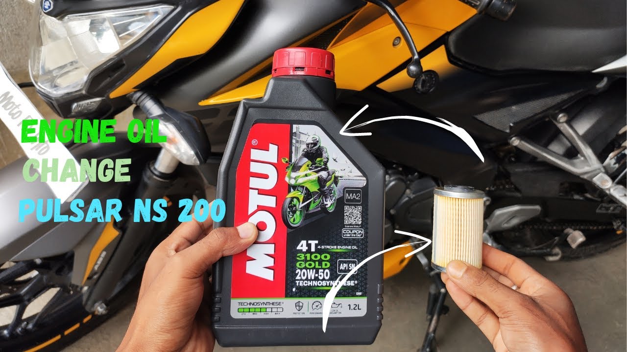 How to Change Your Pulsar NS 200 Engine oil and Oil Filter