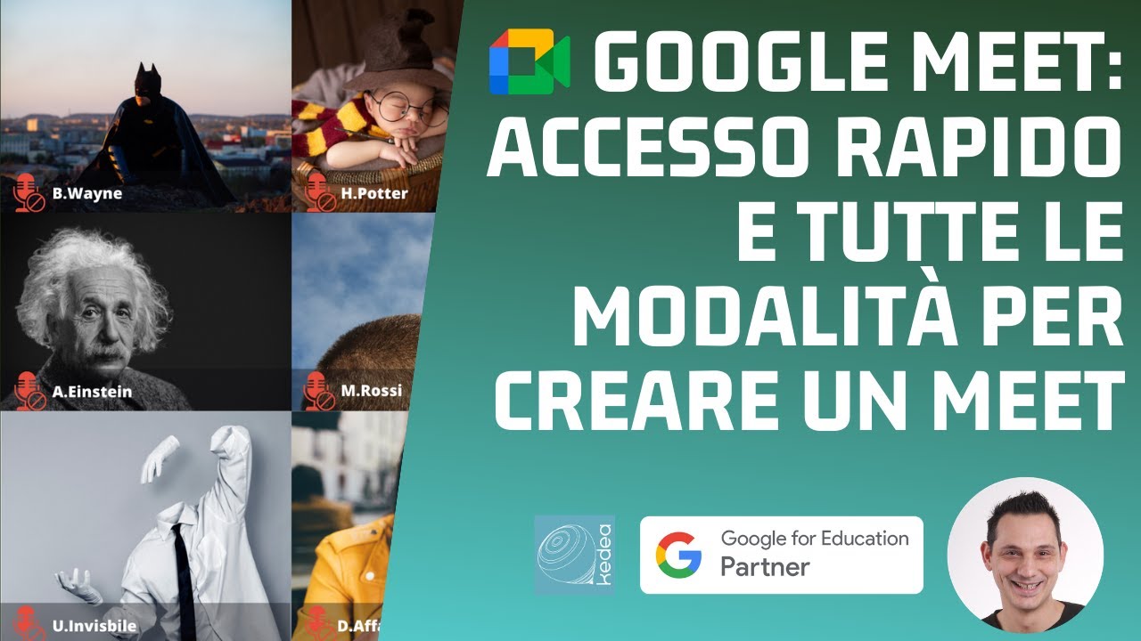 Google Meet: Accesso rapido e tutte le modalità per creare un Meet