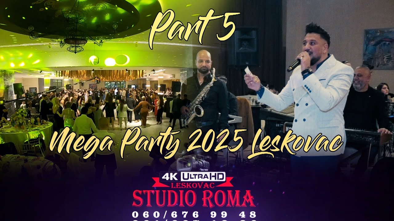 MEGA PARTY 2 LESKOVAC - PART5 - 14.02.2025 ORG,MARTIN BECIROVIC-STUDIO ROMA IVICA 4K LESKOVAC