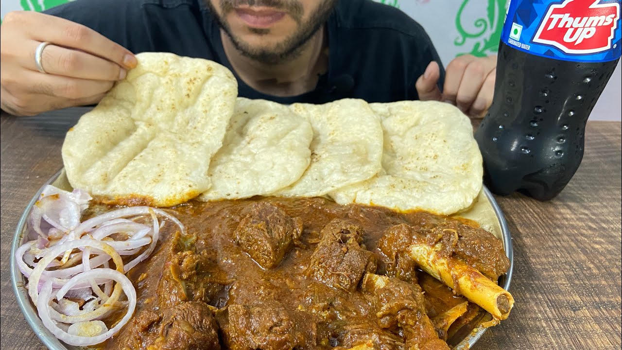 Spicy Mutton Curry with Khamiri Kulcha