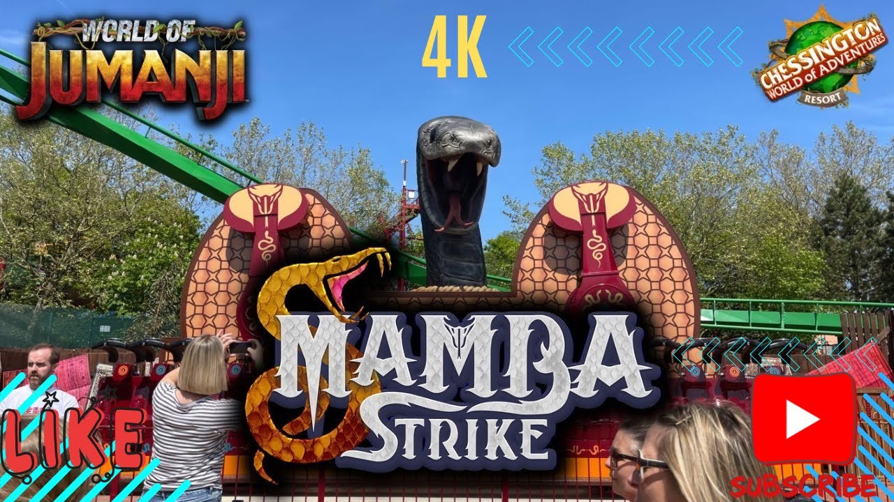 MAMBA STRIKE @ Chessington World of Adventures👉4K