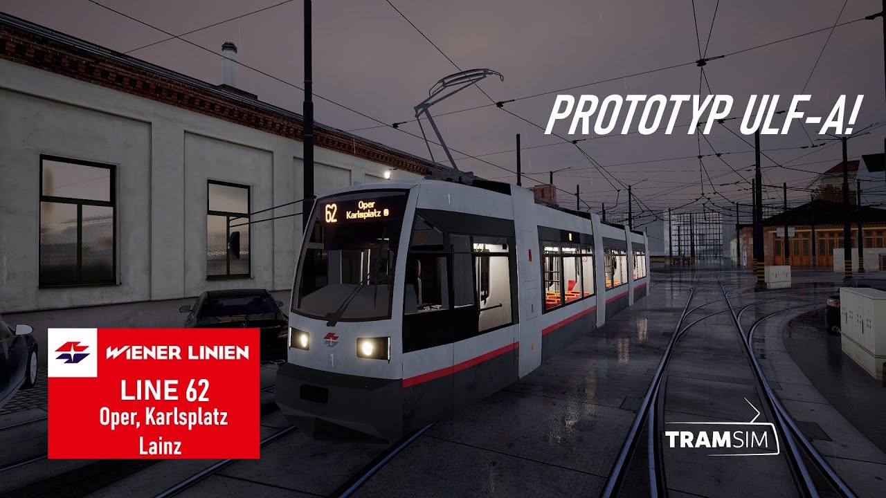 TramSim Vienna | Line 62 Oper Karlsplatz - Lainz with Franz Kaida!
