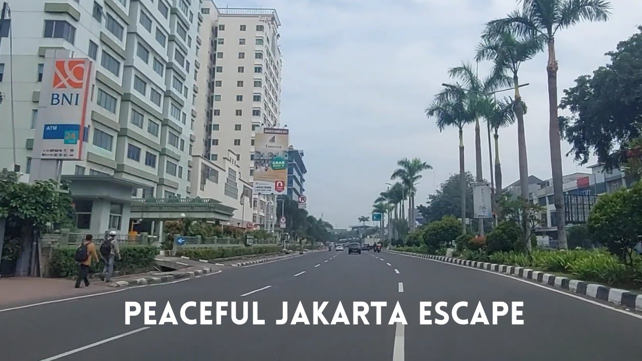 Morning Escapade: Serene Drive from Sunter to Cempaka Putih | Exploring Jakarta's Peaceful Streets