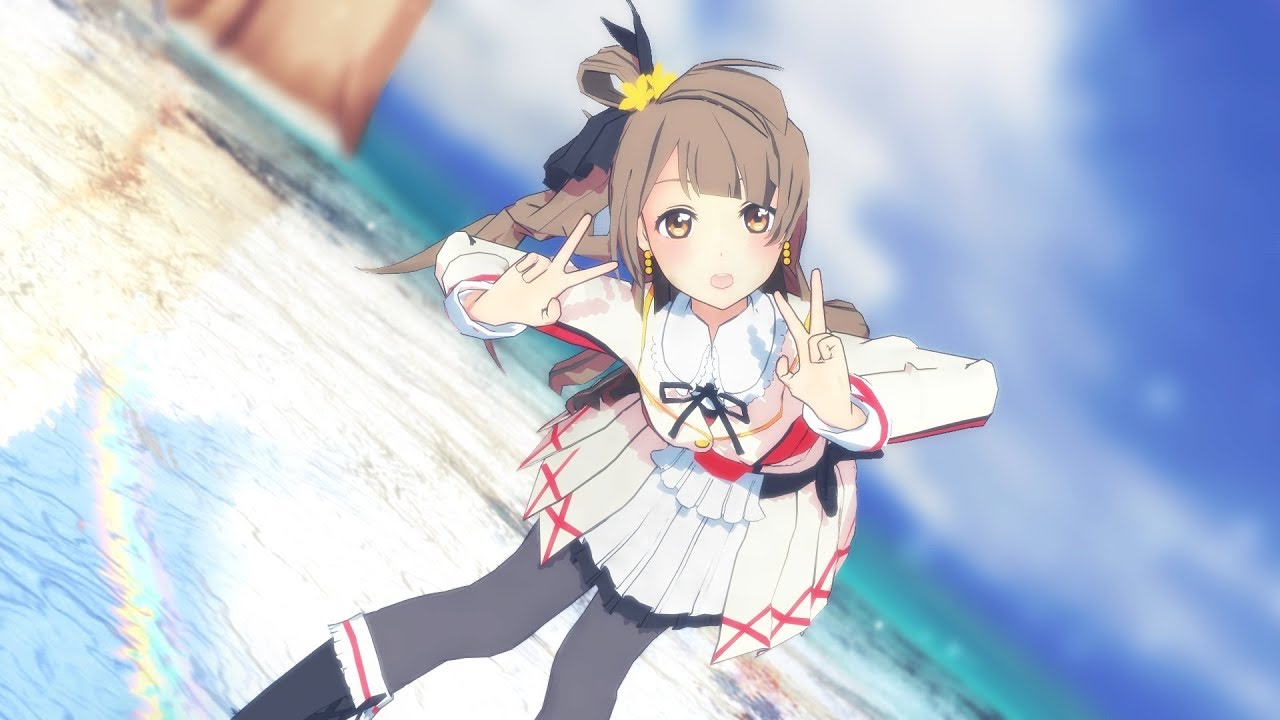 【MMDラブライブ！】『DEEP BLUE TOWNへおいでよ 』 by 南ことり【1080p】