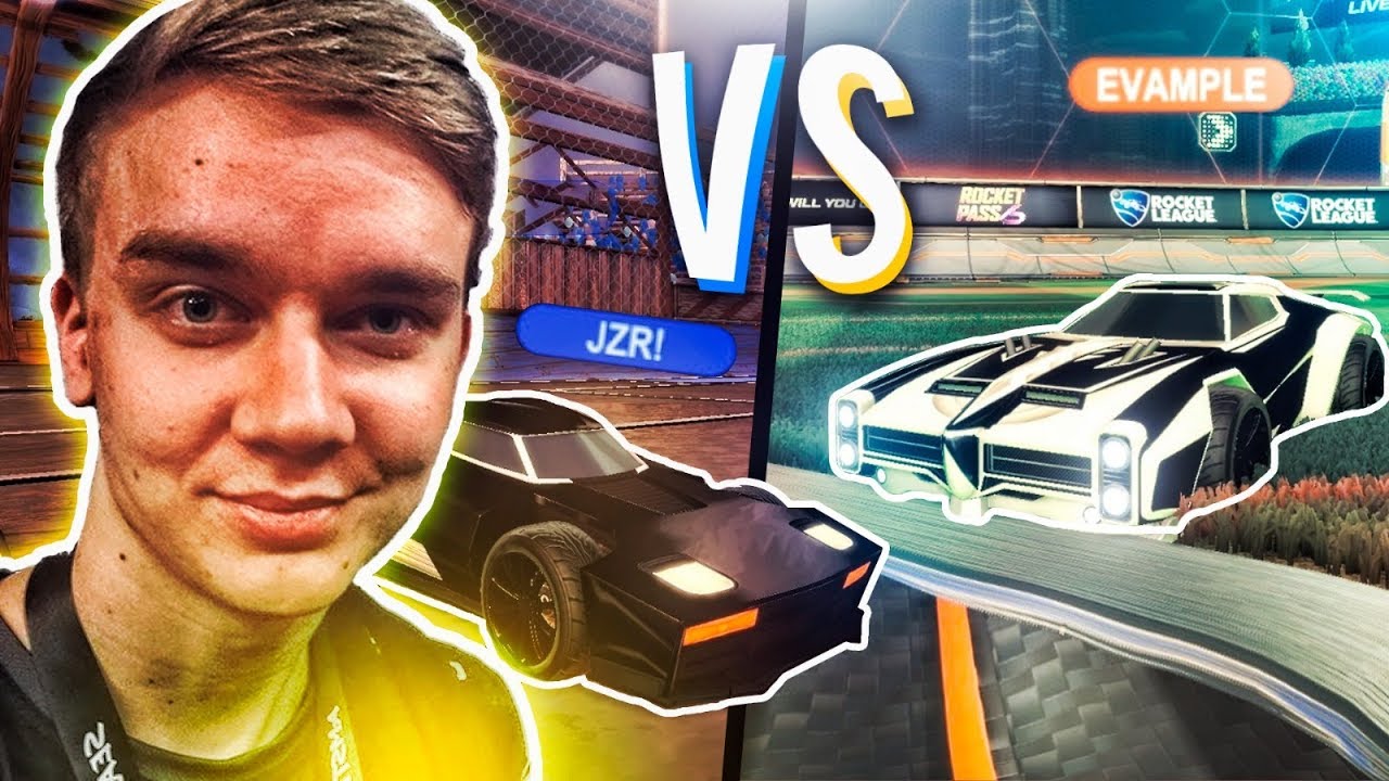 *JZR VS EVAMPLE* DUELO DE ROCKET LEAGUE FREESTYLE &iquest;QUIEN GANA?