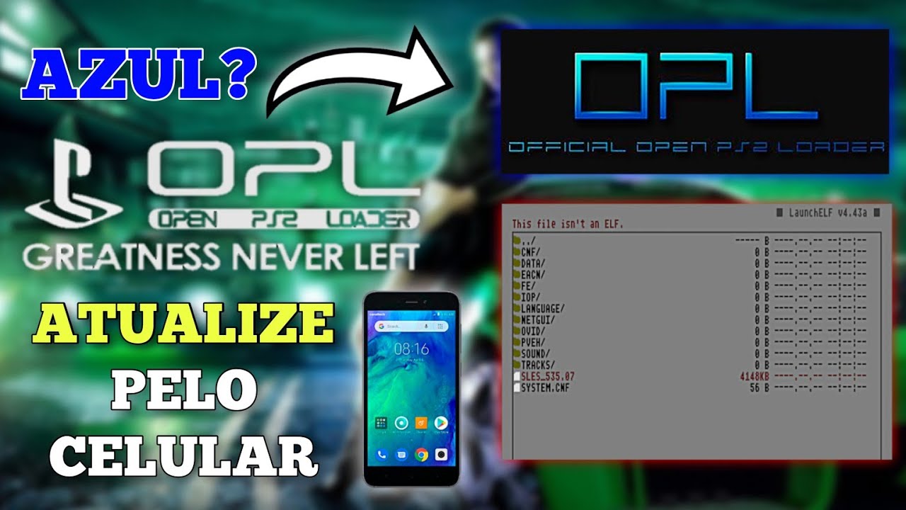 [PASSO A PASSO] Como atualizar OPL pelo celular, OFICIAL E DB | PS2