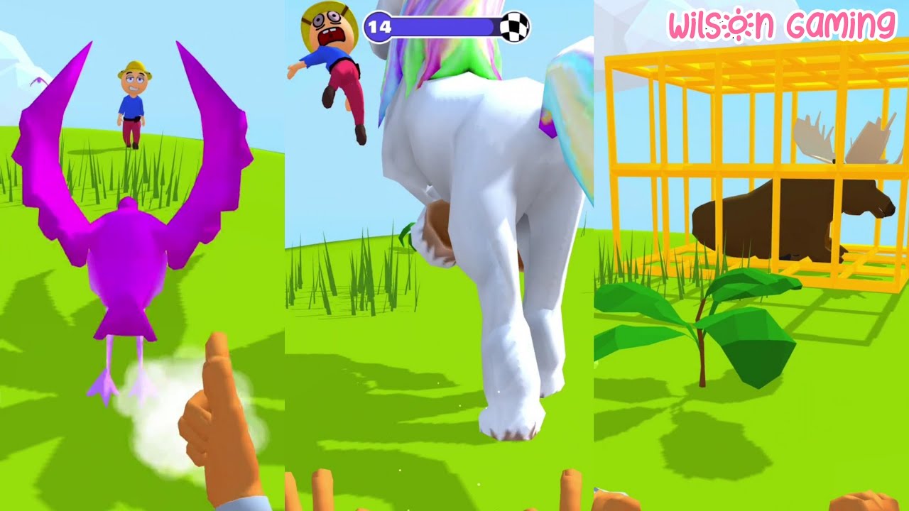 Tangan Kekuatan T-Rex, Elang Dan Unicorn Melawan Penjahat😱😱 | Animal Master | Wilson Gaming
