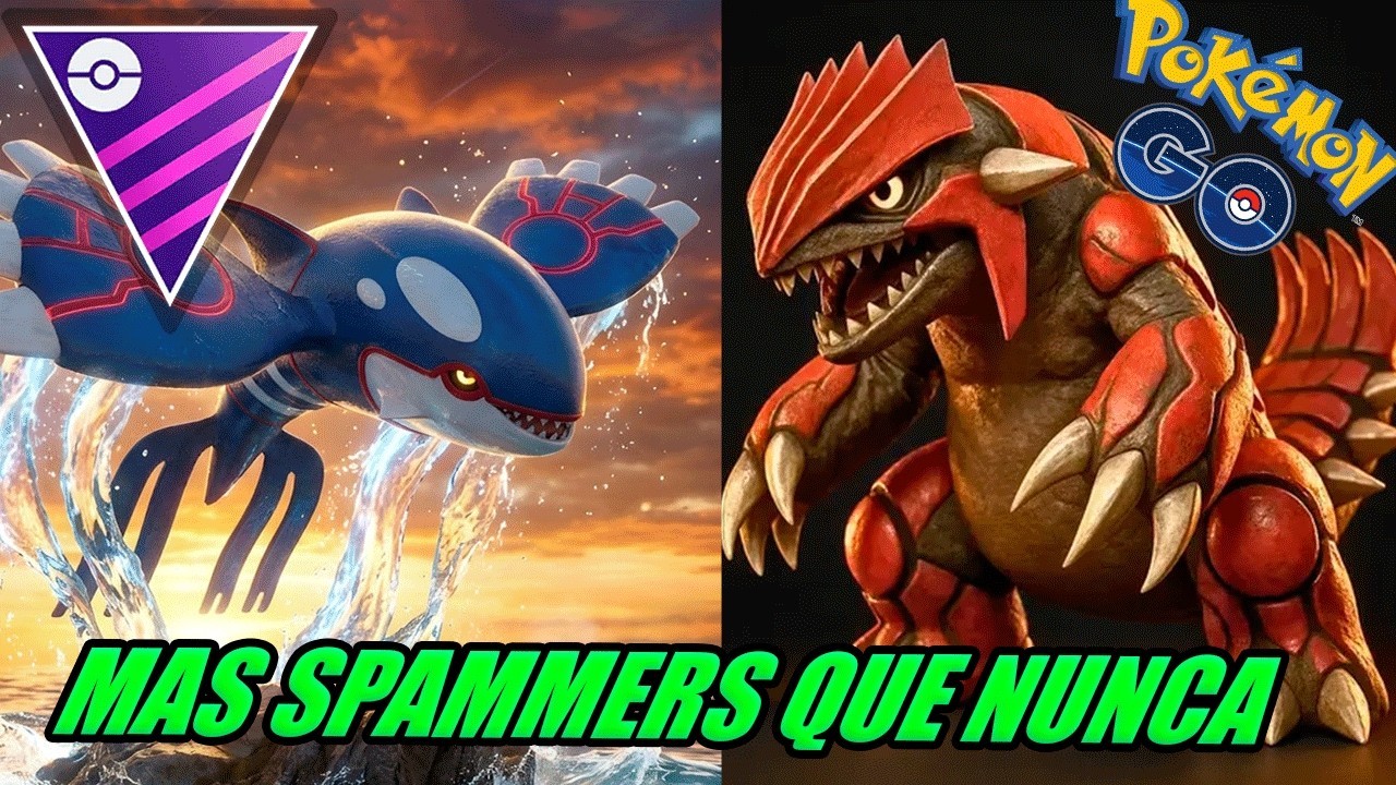 KYOGRE HUMILLA DRAGONES GRACIAS A SU BÁSICO MEJORADO y GROUDON SE HIZO MAS SPAMMER en LIGA MASTER