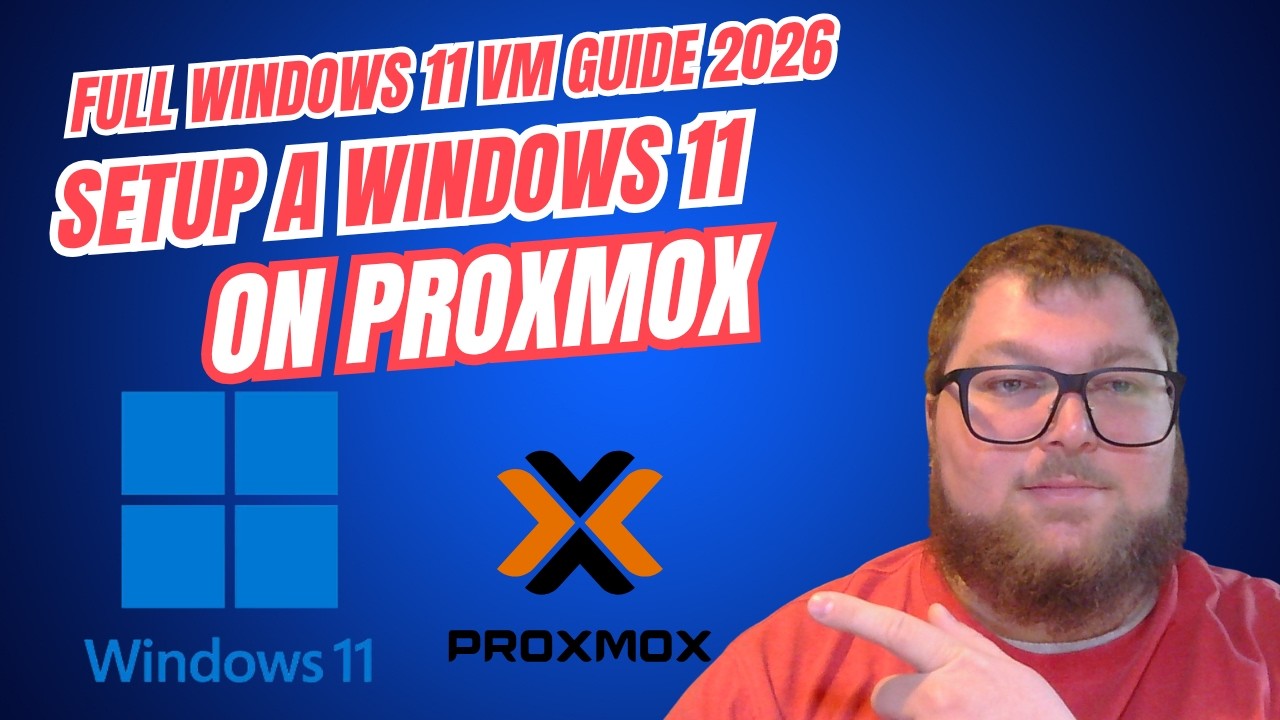 Установка виртуальной машины Windows 11 на Proxmox VE (Руководство 2026 года)