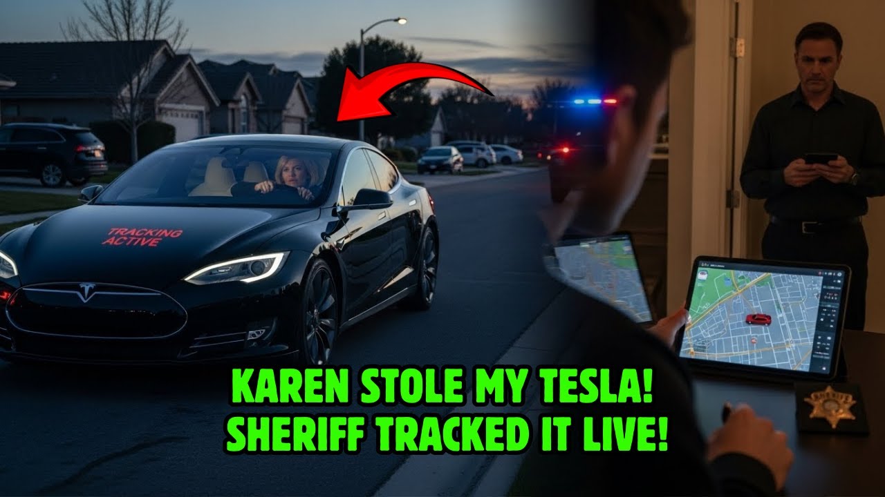 Члены ТСЖ Карен украли мою Tesla — она не знала, что шериф отслеживает её в режиме реального врем...