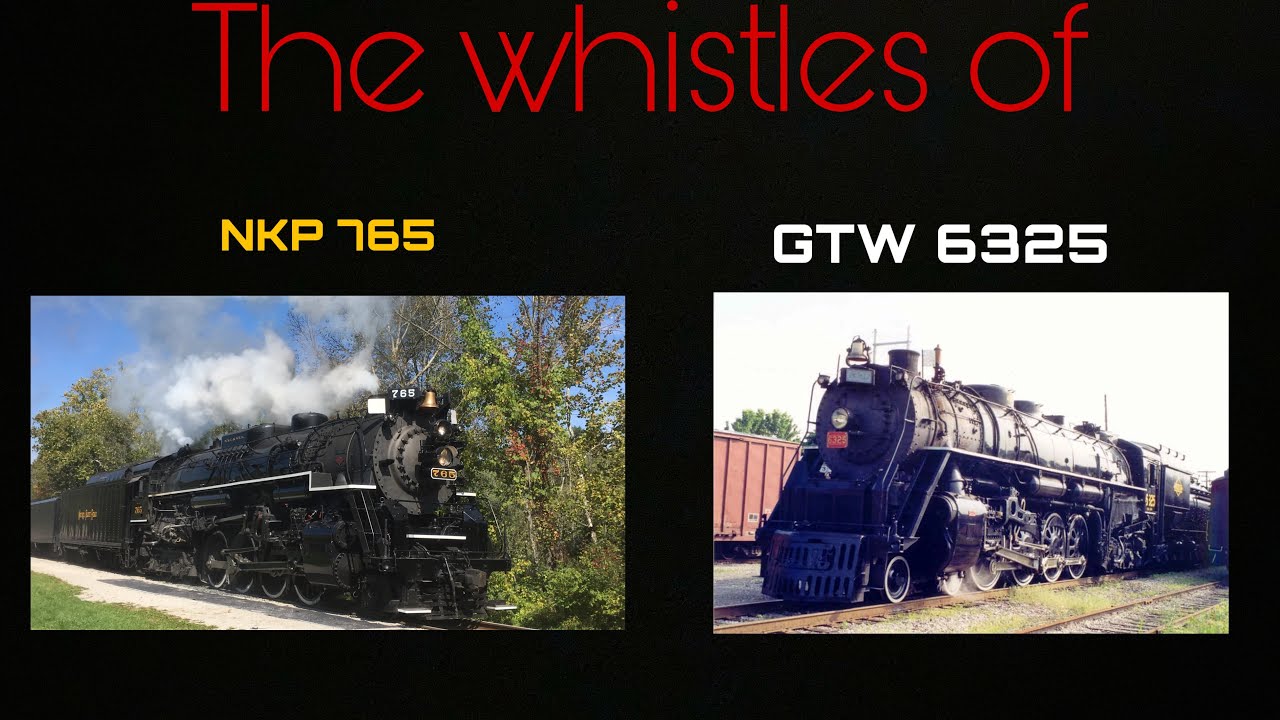 The Whistles Of GTW 6325 and NKP 765