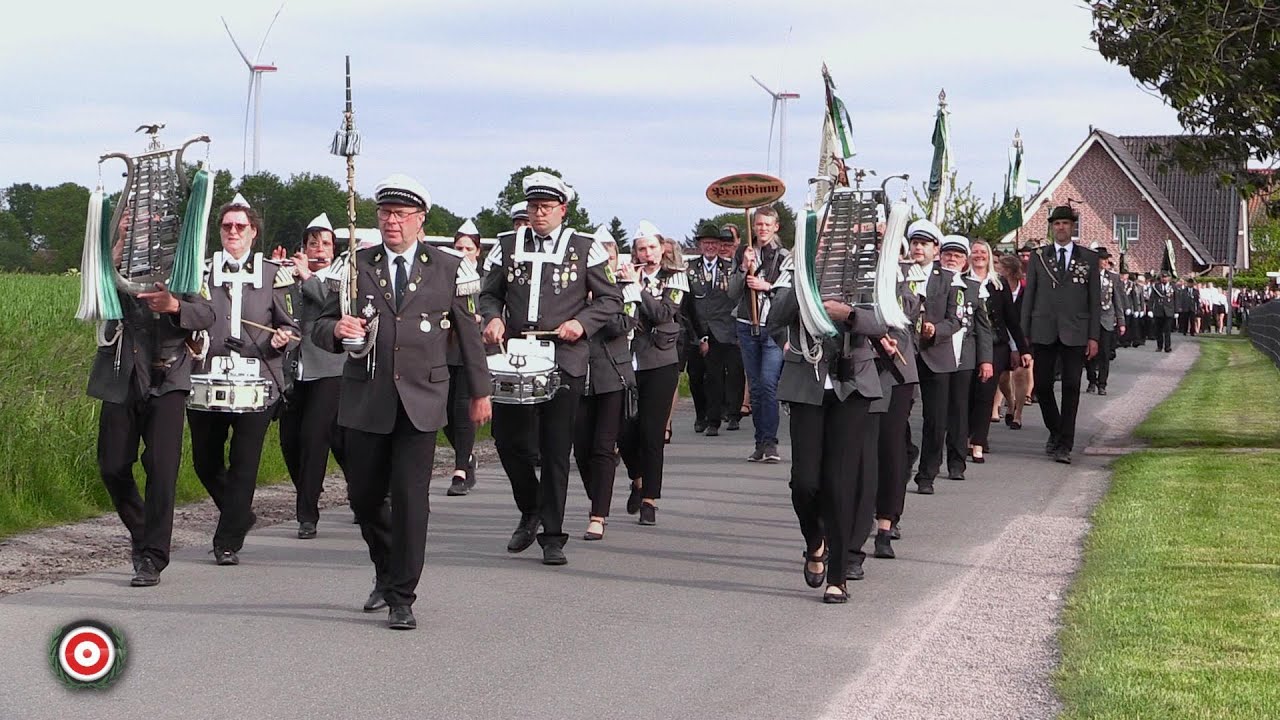 Sch&uuml;tzenfest vom Kreisverband Bassum in Albringhausen