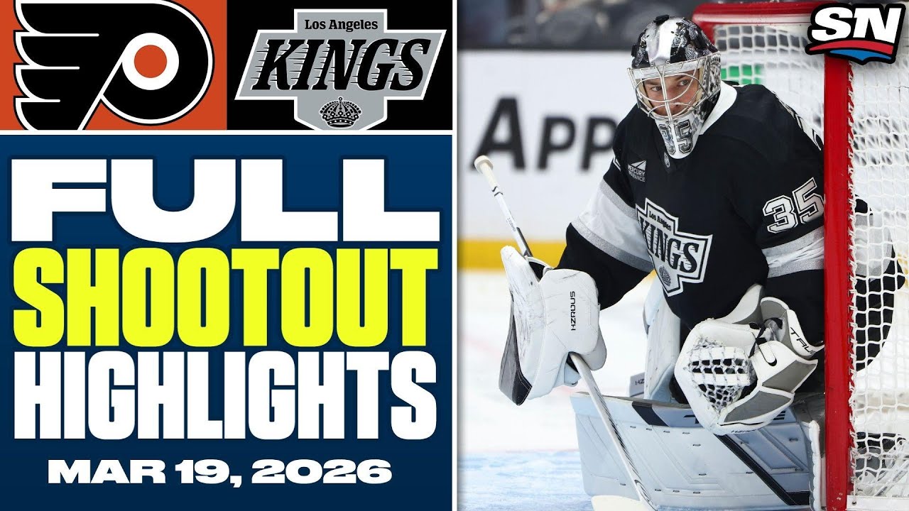 Philadelphia Flyers at Los Angeles Kings | FULL Shootout Highlights - March 19, 2026