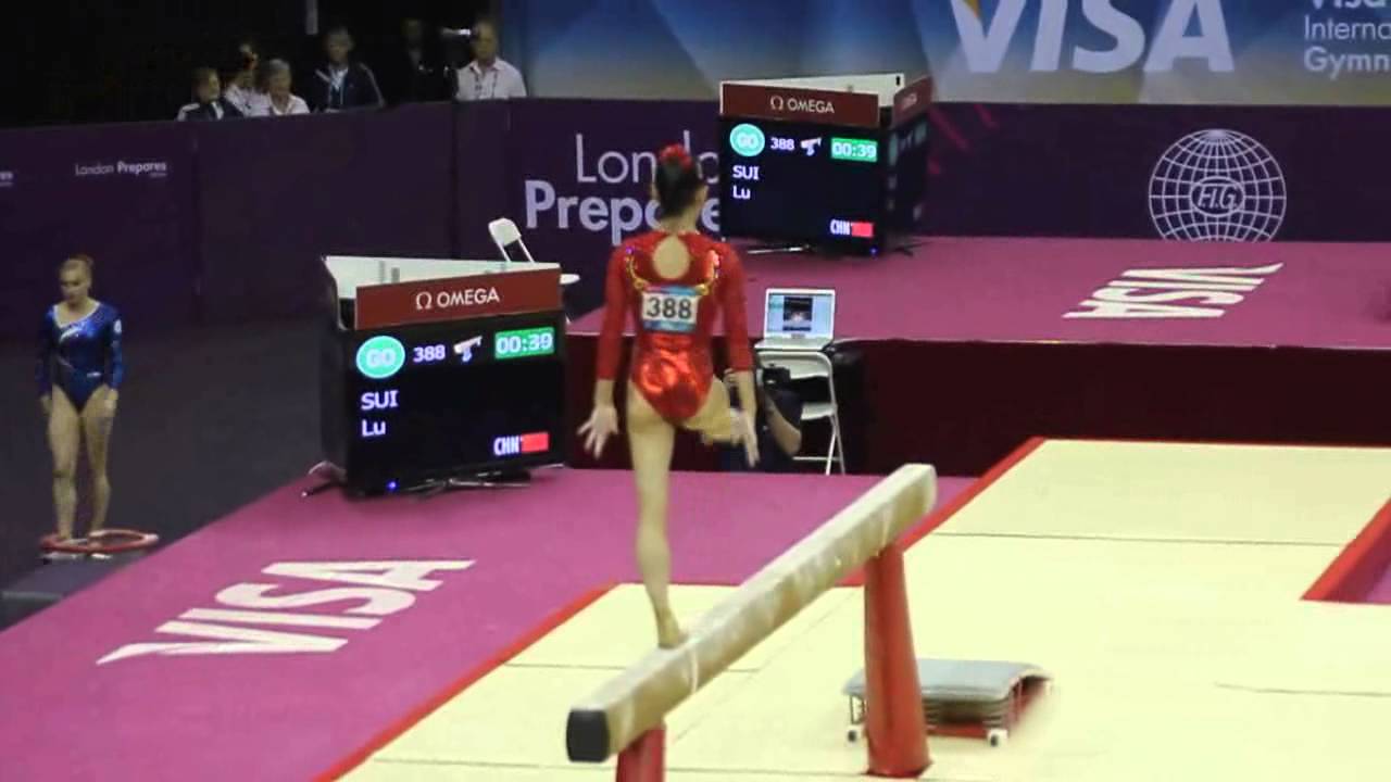 Sui Lu CHN Beam Final London 2012 Test Event