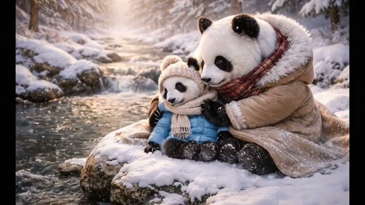 🌨️ A Panda's Rescue, A Heartwarming Winter Tale.