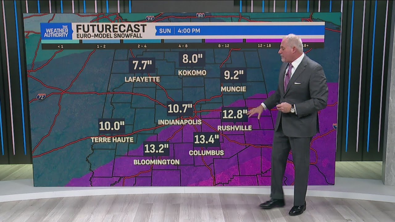 Heavy snow, bitter cold is on its way to central Indiana