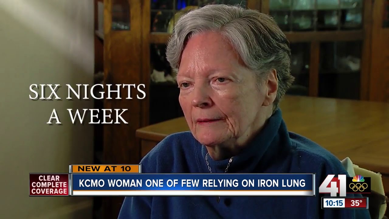 KCMO woman one of few relying on iron lung