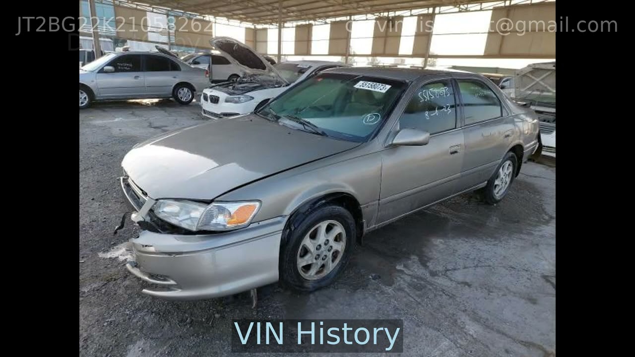 2001 TOYOTA CAMRY JT2BG22K210582627
