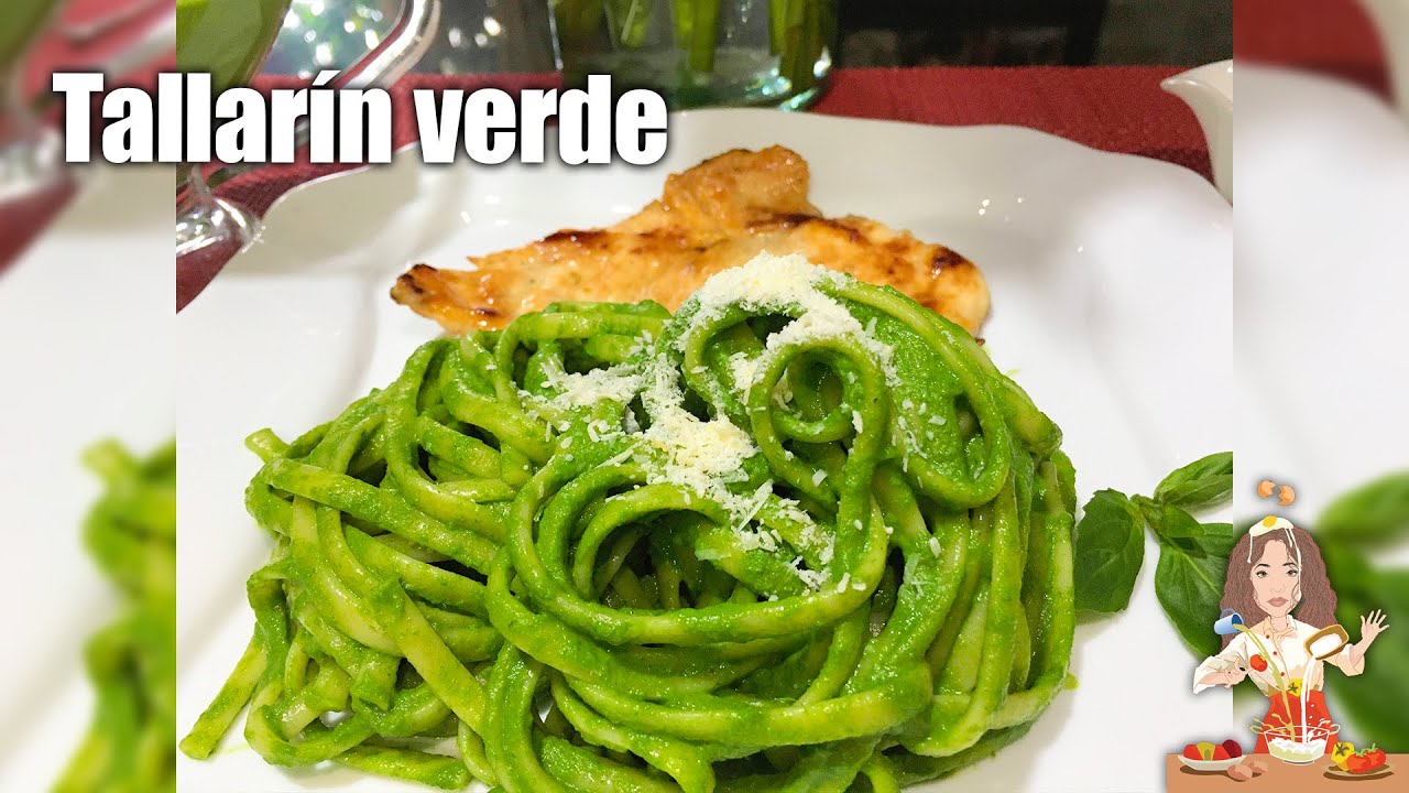 🌿🍃CÓMO PREPARAR EL MEJOR TALLARÍN VERDE🍜🍃