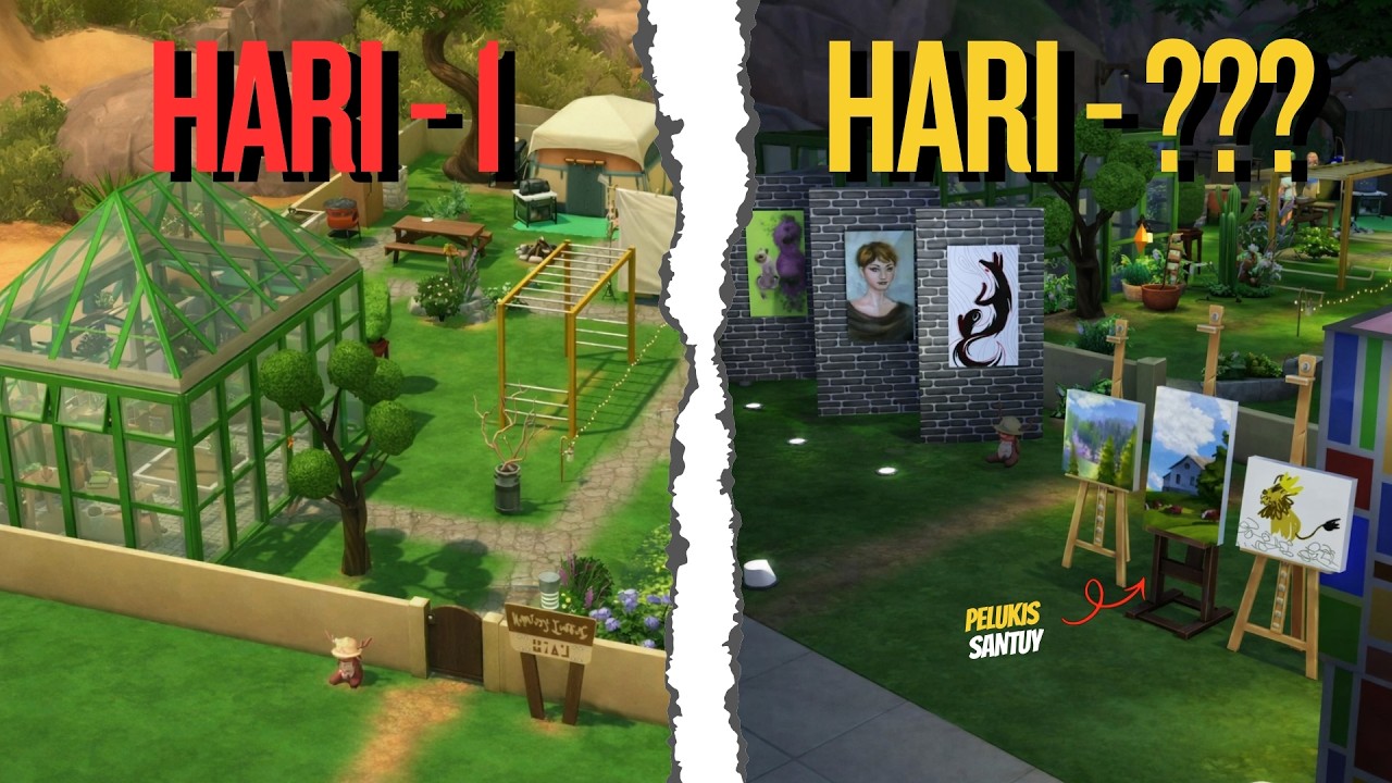 Aku Jadi Kaya Raya Cuma Modal Jual Lukisan - The Sims 4