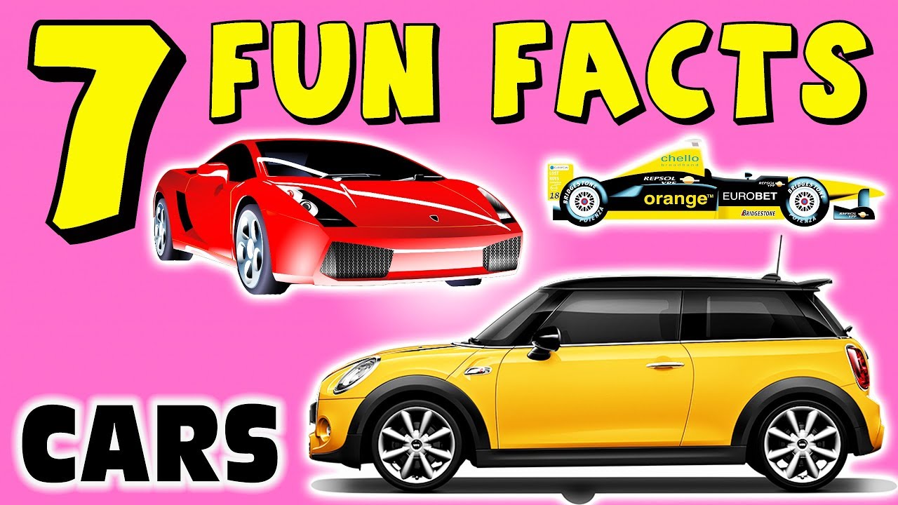 7 FUN FACTS ABOUT CARS! FACTS FOR KIDS! Learning Colors! Autos! Race Cars! Motor! Funny Sock Puppet!
