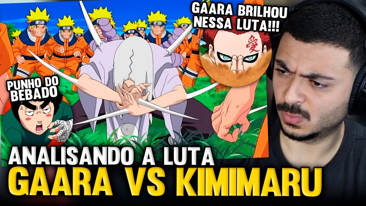 KAMUZ REAGE: Naruto, Rock Lee e Gaara vs Kimimaro - Luta Completa | Naruto Dublado