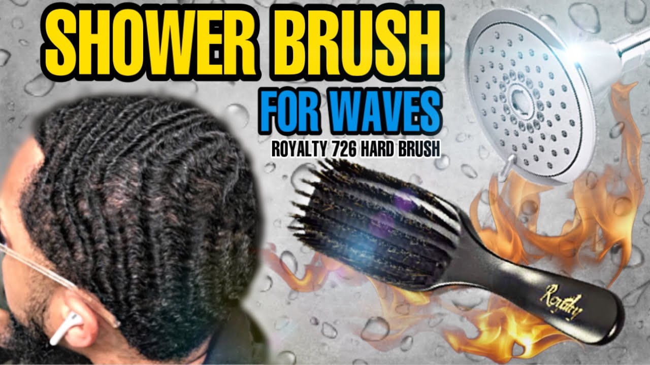 BEST SHOWER BRUSH FOR 360 WAVES: Royalty 726 the DROGON Hard Brush Review by Brush King