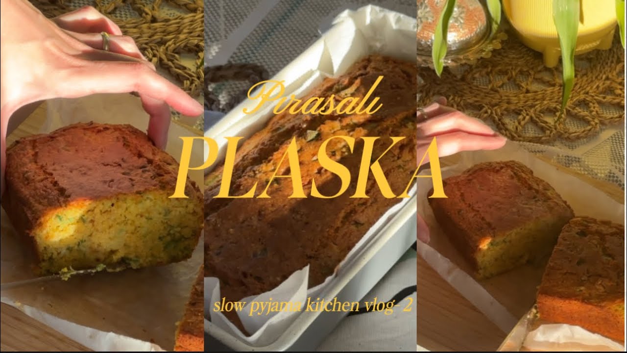 Balkan Lezzeti: Plaska | Tuzlu Kek Tadında Pırasalı Plaska 💛