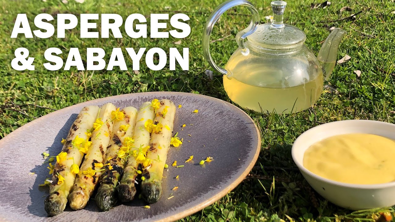 RECETTE: ASPERGES et SABAYON by Nicolas Masse