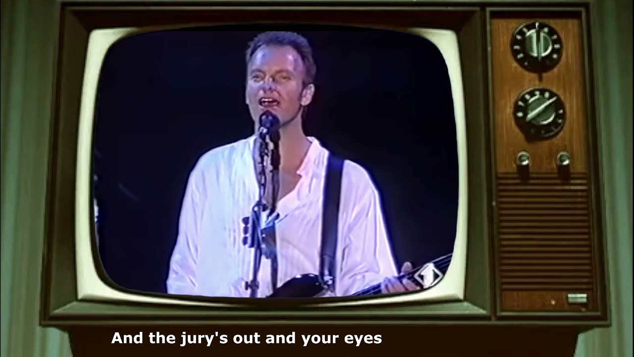 Sting - It's Probably Me - Live in Italy 1993 (CD quality audio / with LYRICS)
