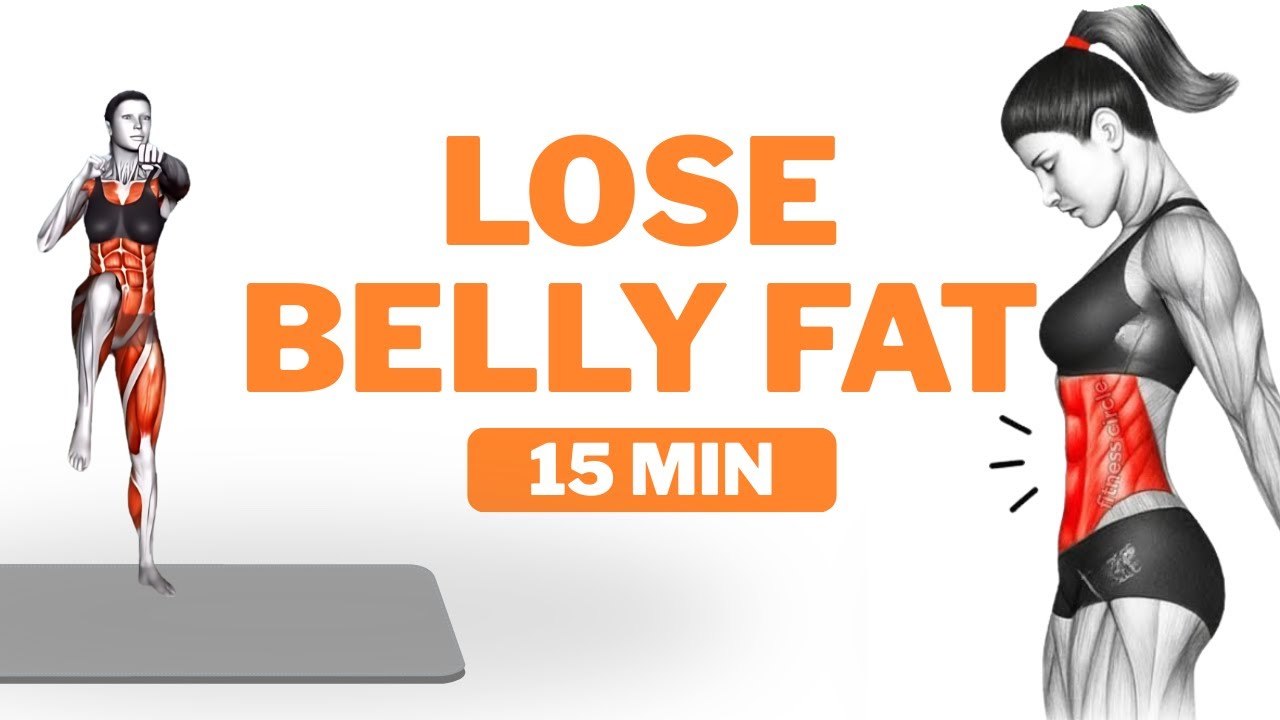 15-Min Daily Workout to Lose Belly Fat & Get a Flat Belly