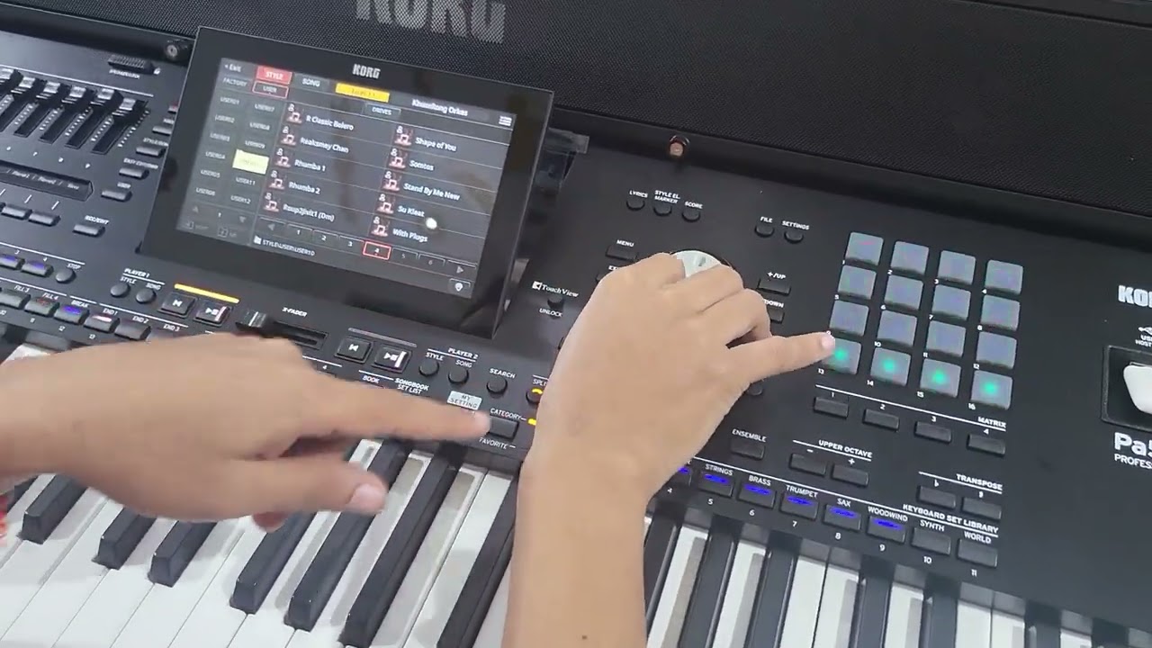 demo korg pa5x by doctor organ