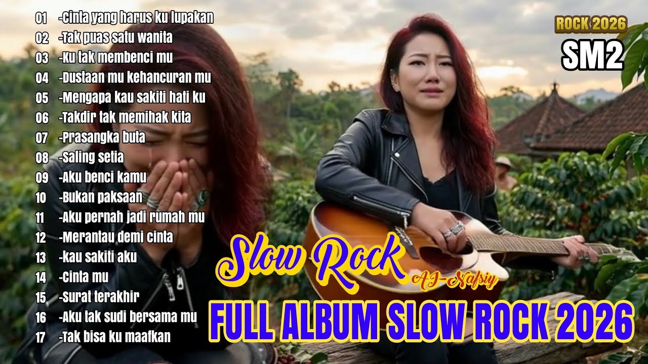 Slow Rock Melayu Terbaru  2026 || Full Album Lagu Nostalgia Masa Sekolah Paling Bikin Rindu