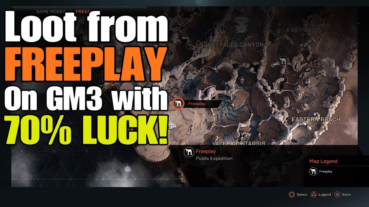Anthem - Loot from Freeplay on GM3 with 70% LUCK! (Patch 1.0.4)
