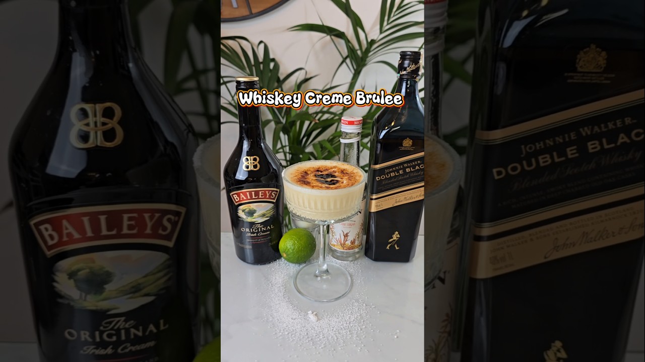 Whisky Creme Brulee cocktail recipe #whiskey #cremebrulee #cocktail #recipe #drink #whiskycocktails