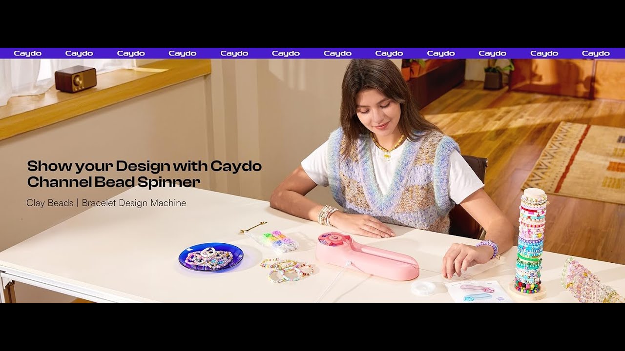 Caydo Bead Spinner with Bead Board