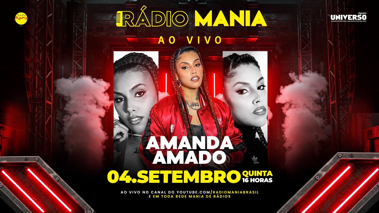 Rádio Mania  Ao Vivo | Amanda Amado