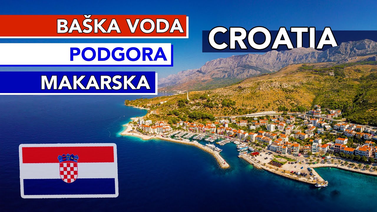 Ba&scaron;ka Voda | Podgora | Makarska / Beauty of Croatia: Spectacular Landscapes - cinematic relaxing 4K
