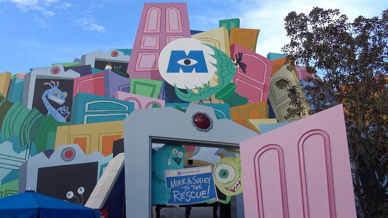 2017 Monsters Inc. DARK RIDE в 4K ULTRA HD, Disney California Adventure, Диснейленд