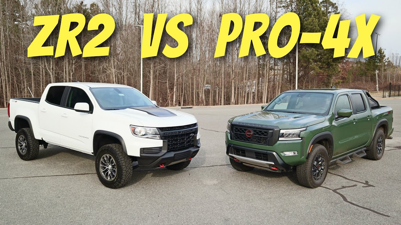 2022 Nissan Frontier Pro-4X vs Chevy Colorado ZR2 | What Is Better?