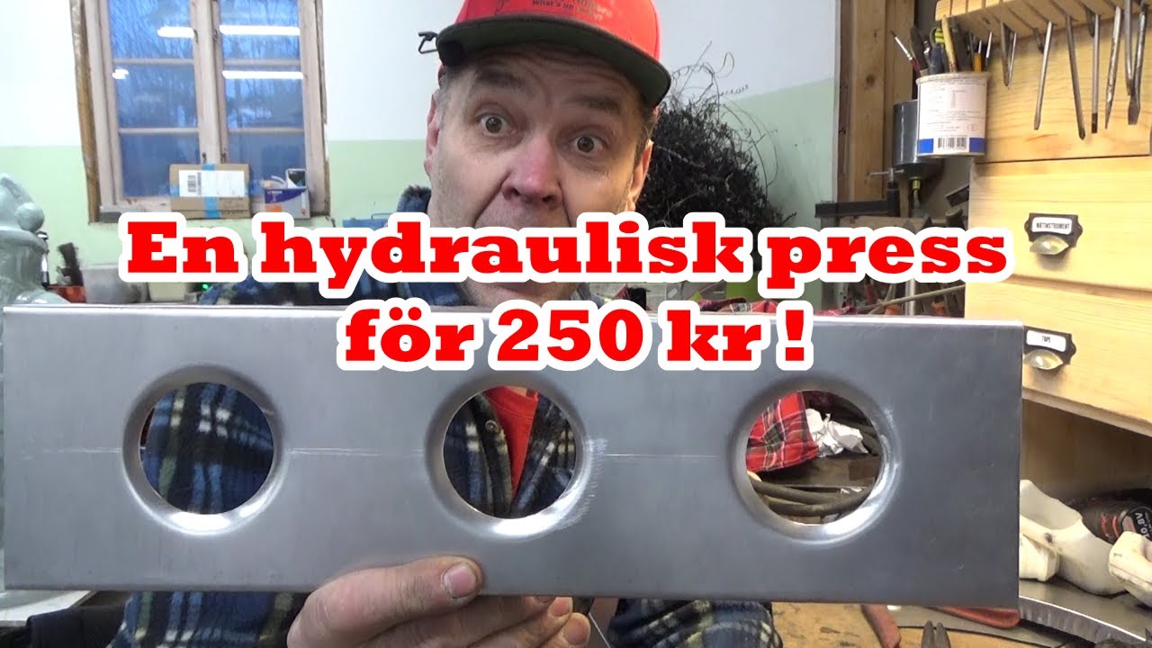 Hydraulpress för 250kr!