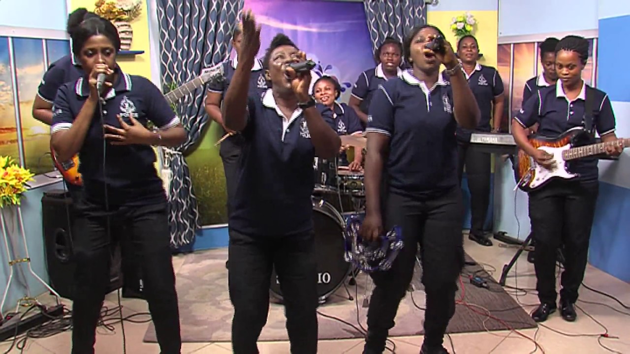 The Women's Police Band doing a live studio session