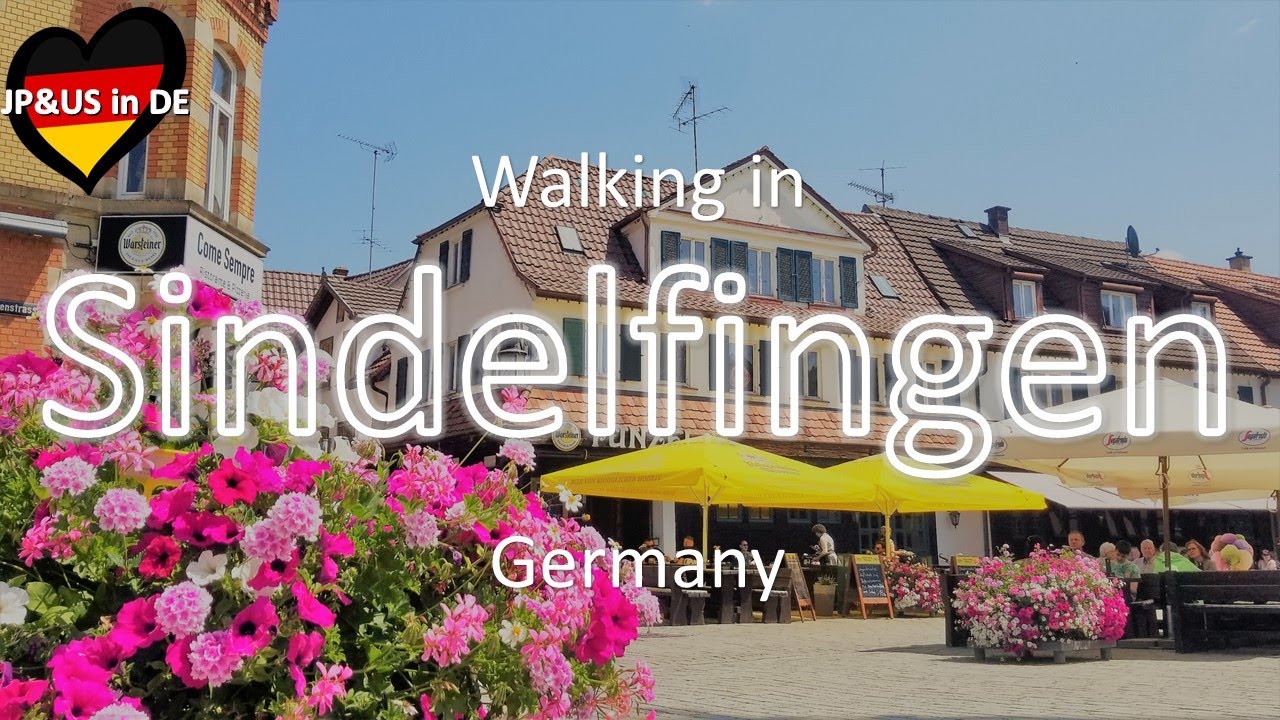 【Sindelfingen】🇩🇪Walking in Sindelfingen Germany / Walking Tour / Day trip from Stuttgart